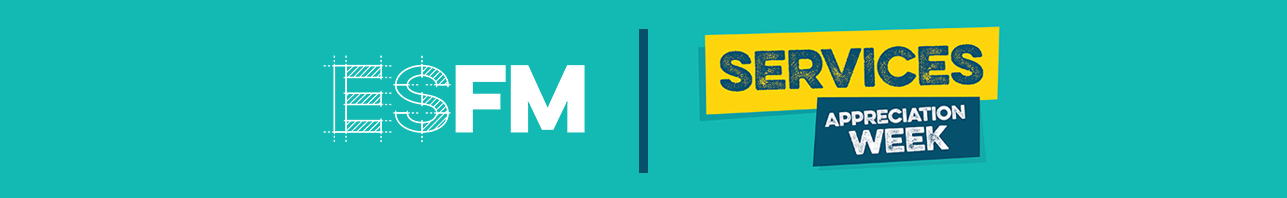 ESFM logo and Services Appreciation Week logo